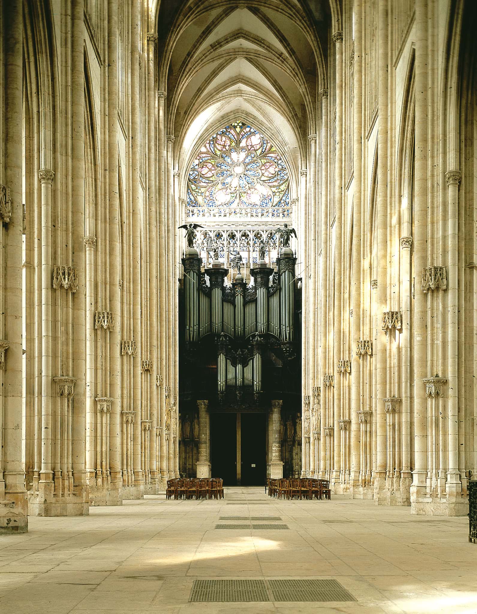Orgel und Kirchraum St. Ouen, Rouen
